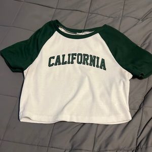 Never worn pretty crop top